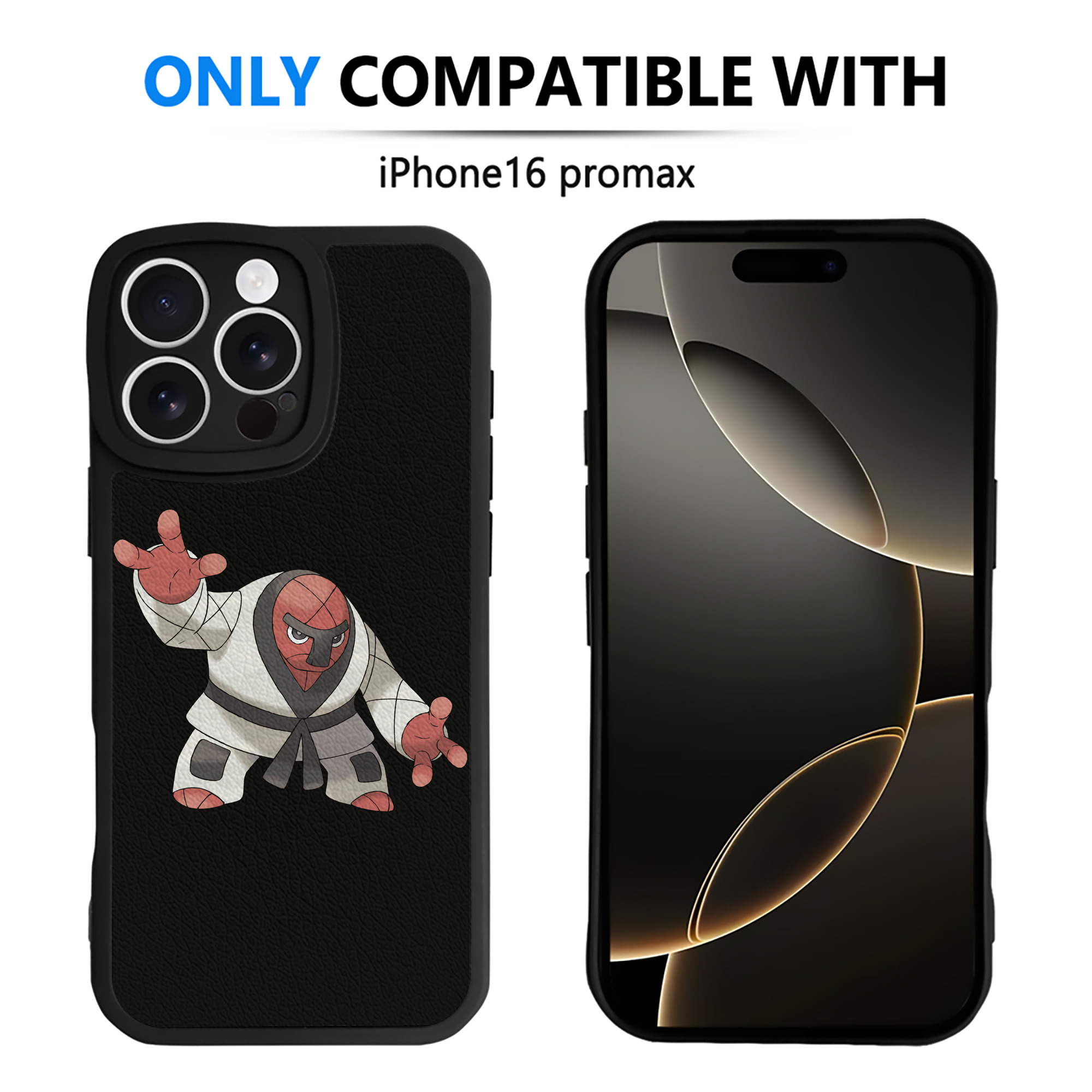 （画像用） ポケットモンスター Pokémon 【iPhone 16シリーズ対応】シリコンスマホケース（レザー調） 材質：シリコン